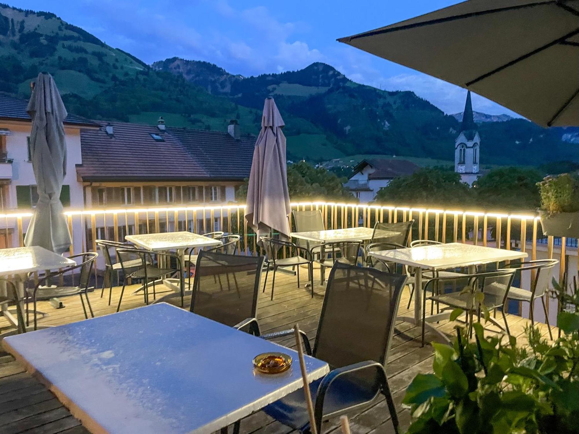 Auberge De L'Ange Albeuve Exterior foto